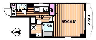 PARTIR ASAGAYA(1K/4階)の間取り写真