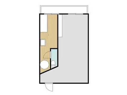 イトーピア(ワンルーム/5階)の間取り写真