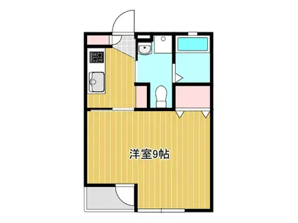 ANNEXIII(1K/2階)の間取り写真