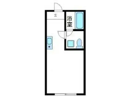 ファミーユ(ワンルーム/1階)の間取り写真