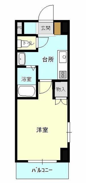 F&Fアビタシオン(1K/3階)の間取り写真