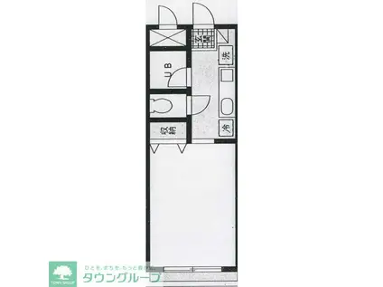 コート・アクシス(1K/1階)の間取り写真