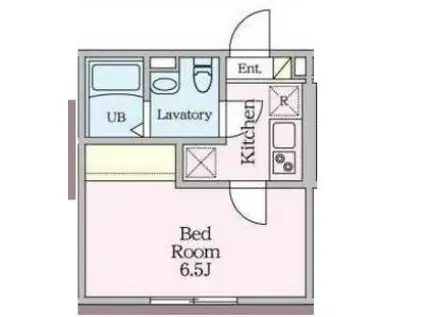マックスメゾン上大岡(1K/1階)の間取り写真