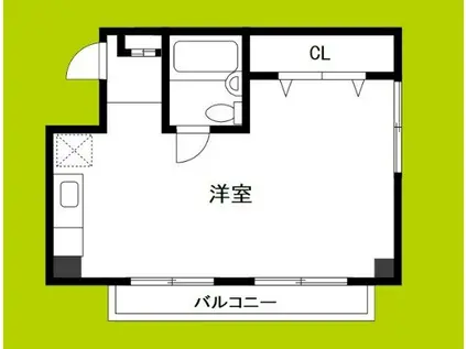 プチメゾン九条(ワンルーム/4階)の間取り写真