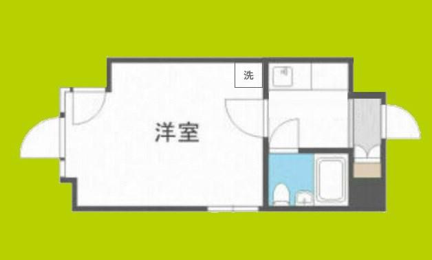 ミフネセントラルベア新大阪(1K/3階)の間取り写真