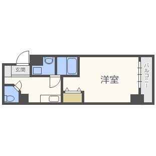KAISEI神戸海岸通(1K/6階)の間取り写真