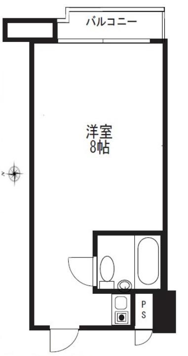 新宿ダイカンプラザA館(ワンルーム/11階)の間取り写真