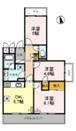 豪徳寺パークホームズ 408(3DK/4階)の間取り写真