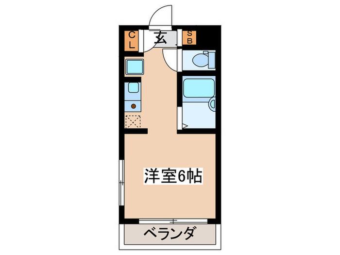 ドミールタカツ(ワンルーム/1階)の間取り写真