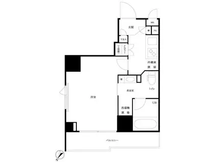 ルーブル大塚伍番館(1K/3階)の間取り写真