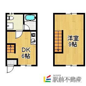 アネックス川会A棟(1DK/1階)の間取り写真