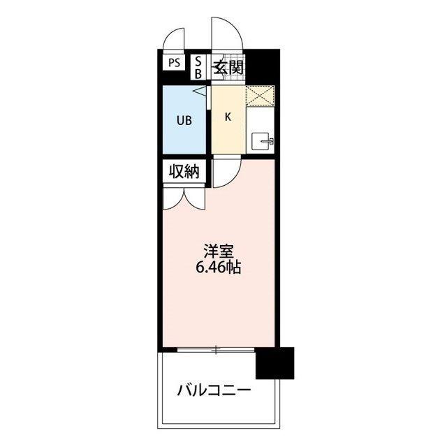アメニティ大塚(1K/6階)の間取り写真