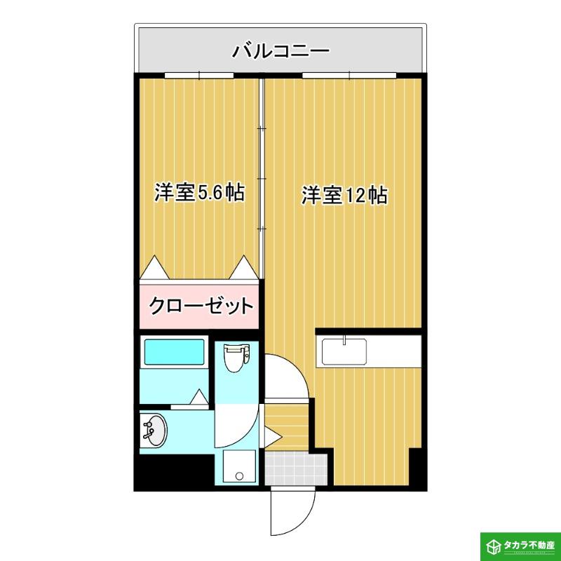 WINDOMエマリア(1LDK/3階)の間取り写真