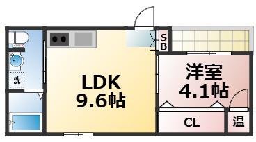 F MAISON LIEBE(1LDK/3階)の間取り写真