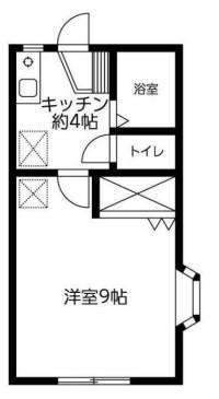 リーベボーヌング(1K/2階)の間取り写真