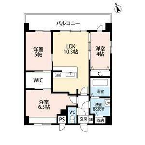 MODERN PALAZZO 大濠公園II(3LDK/12階)の間取り写真