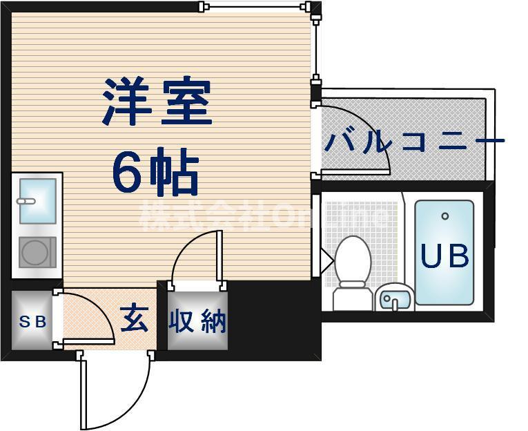 センチュリーロイヤル小阪(ワンルーム/7階)の間取り写真