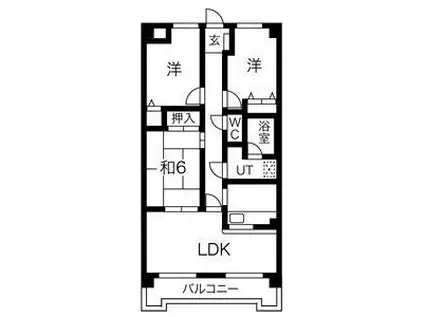 エストワン(3LDK/3階)の間取り写真