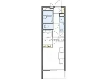 レオパレス和(1K/3階)の間取り写真