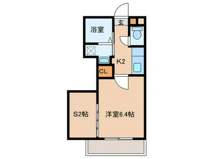 GRAND CIMA ZERO(1SK/3階)の間取り写真