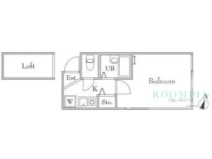アルページュ目黒(1K/1階)の間取り写真