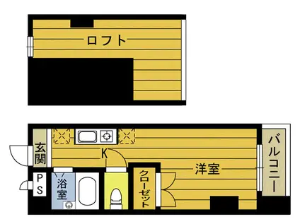 TY BLOCKS(1K/2階)の間取り写真