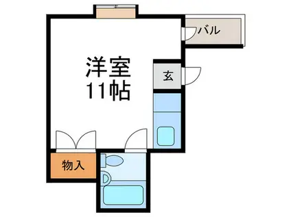 ポーシェ御前川崎ビル(ワンルーム/3階)の間取り写真