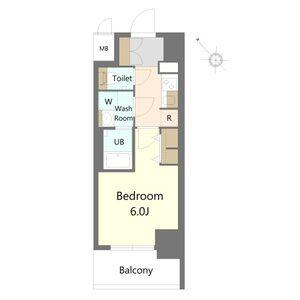 S-RESIDENCE野並駅前BROAD(1K/3階)の間取り写真