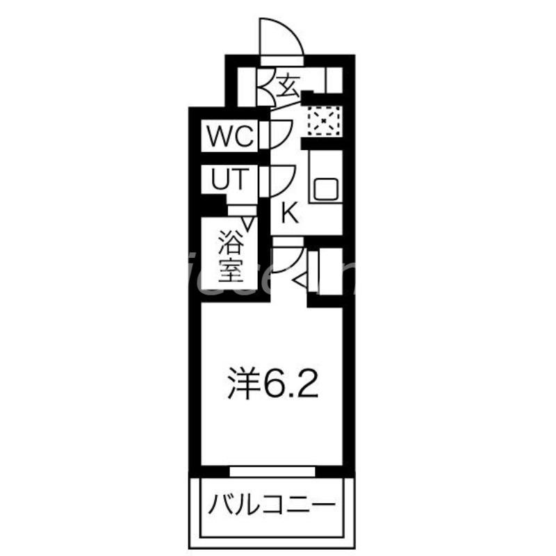 ファステート大阪イーストパーレス(1K/5階)の間取り写真