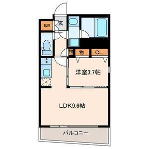 ロイヤルフラッツ高井戸(1LDK/3階)の間取り写真