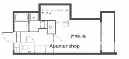 LUCERIA(1K/4階)の間取り写真