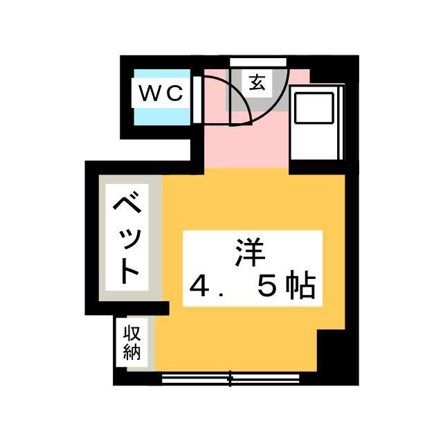 MAISON DAITO(ワンルーム/2階)の間取り写真