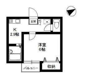 M-FLATS(1K/1階)の間取り写真