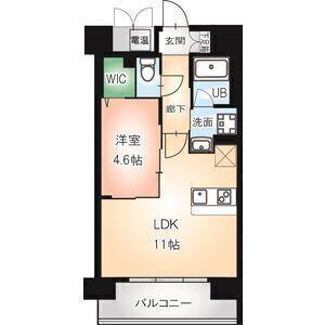 NAVIGLIO PALAZZO(1LDK/8階)の間取り写真