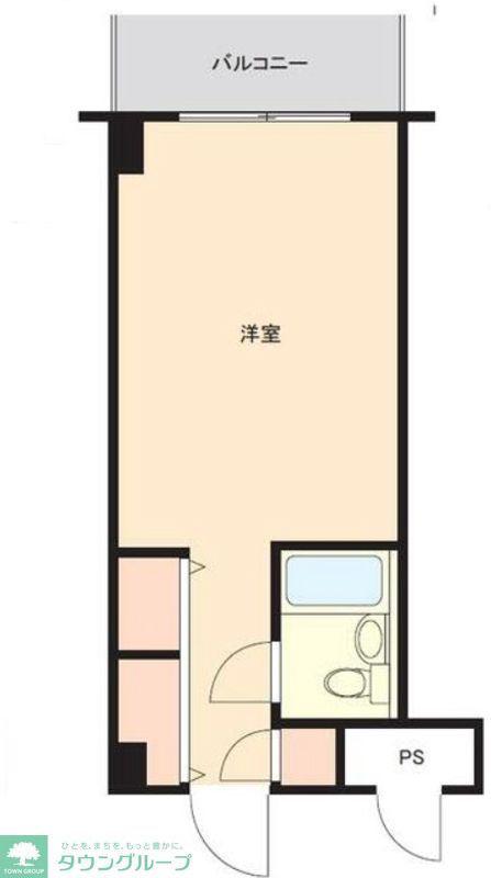 CASA DE TODOS 鴻巣(ワンルーム/3階)の間取り写真
