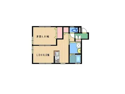 さくら館(1LDK/1階)の間取り写真