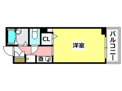 アビタシオン・F(ワンルーム/3階)の間取り写真