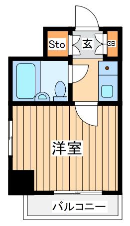 クリオ横浜平沼壱番館(1K/6階)の間取り写真