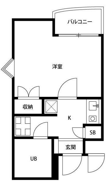 プレール椎名町(1K/3階)の間取り写真