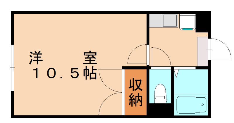 レオパレス野方(1K/2階)の間取り写真