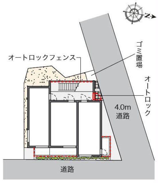 レオネクストET大森(1K/4階)の間取り写真