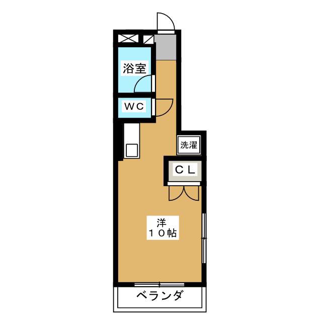 アフェット津田沼(ワンルーム/3階)の間取り写真
