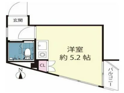 トップ上板橋(ワンルーム/4階)の間取り写真