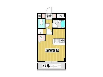 アンシャンテ大船(ワンルーム/3階)の間取り写真