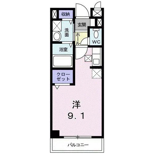 ソフィアコート(ワンルーム/1階)の間取り写真