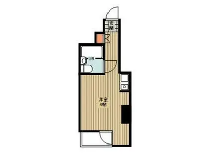 スターアークII(ワンルーム/3階)の間取り写真