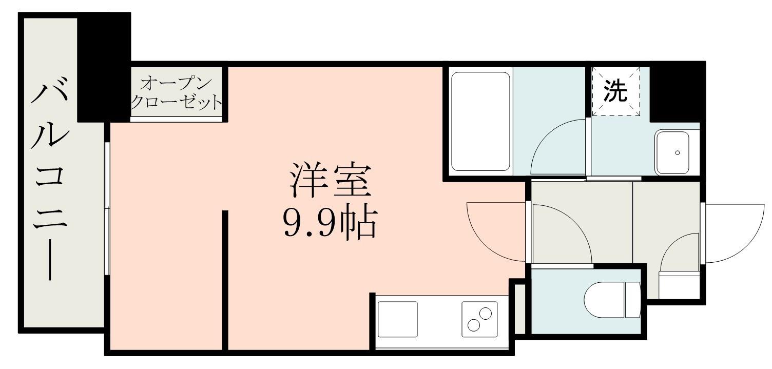 SE PLUS南林寺(ワンルーム/5階)の間取り写真