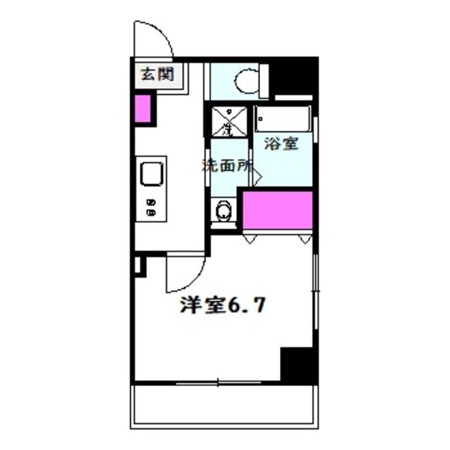 DAP千林(1K/1階)の間取り写真