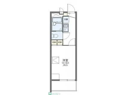 レオパレスアルシオネ(1K/1階)の間取り写真