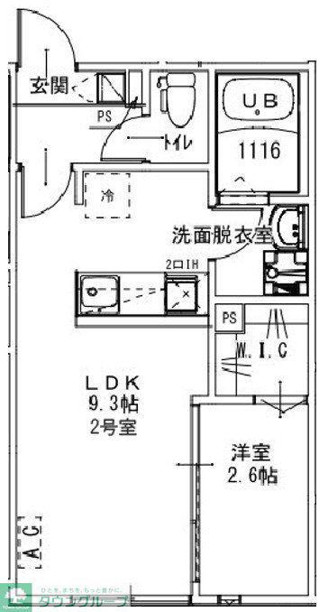 KEIAI RESIDENCE 常盤平(1LDK/2階)の間取り写真